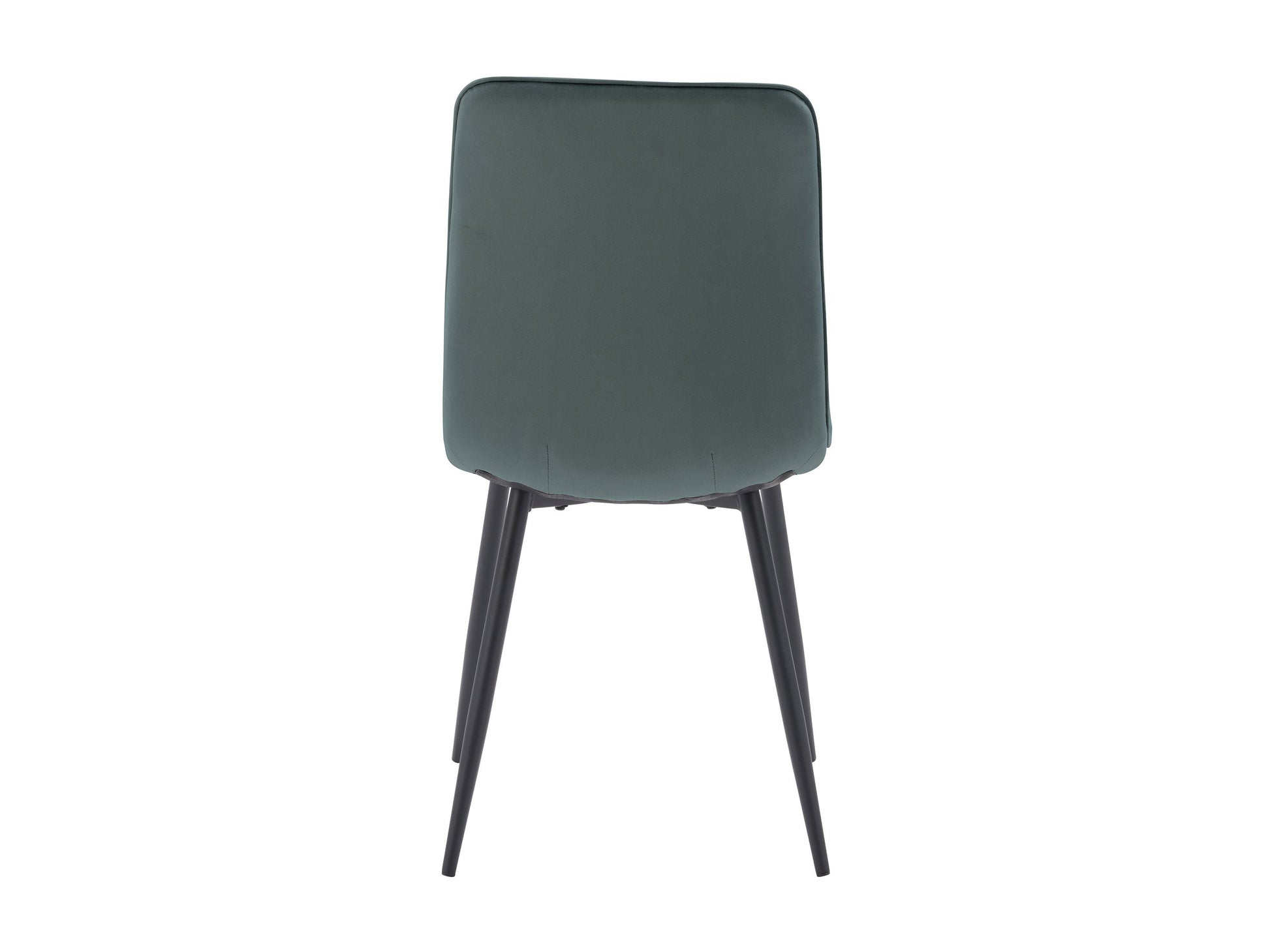 Velvet upholstered dining chairs in teal grey, set of 2, featuring sleek metal legs, plush velvet fabric, and ergonomic design for dining room or kitchen.