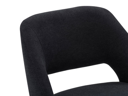 Black velvet bar stools set of 2 with gold metal legs, plush cushioning, and curved backrest for modern kitchen or bar decor.