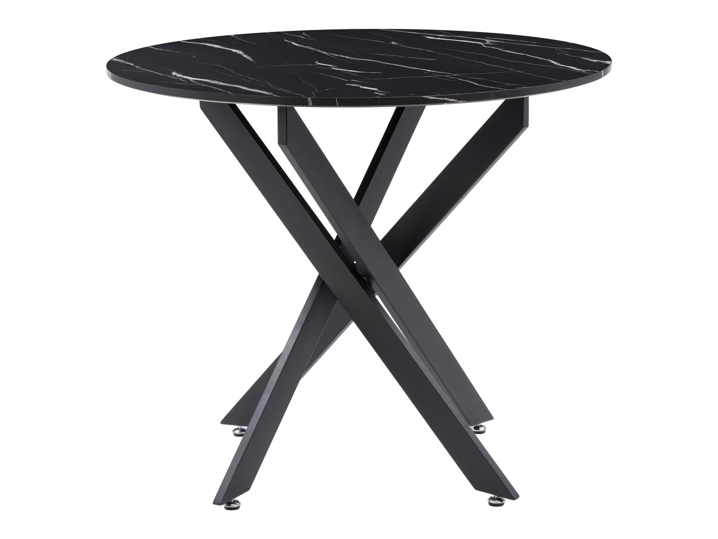 Black Round Dining Table