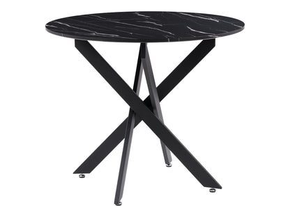 Black Round Dining Table