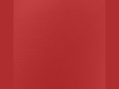 Tufted Red Vegan Leather Adjustable Stools
