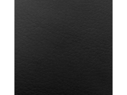 Geo-Tufted Black Vegan Leather Stools