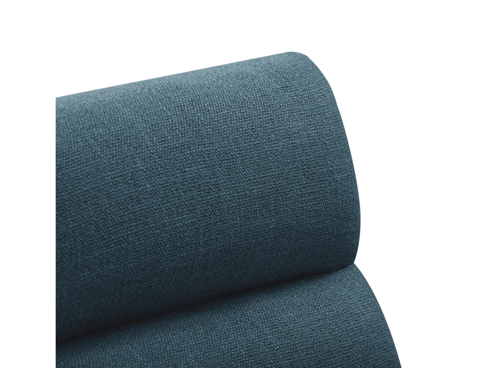 Blue channel tufted bar stools with black metal legs, featuring plush velvet upholstery and a modern design. Perfect for kitchen islands or home bars, combining comfort and style.