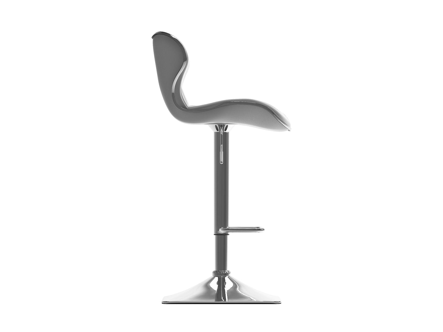 White bar stools with backs, set of 2, featuring sleek modern design, cushioned seats, chrome footrests, and sturdy wooden legs, perfect for kitchen islands or home bars.
