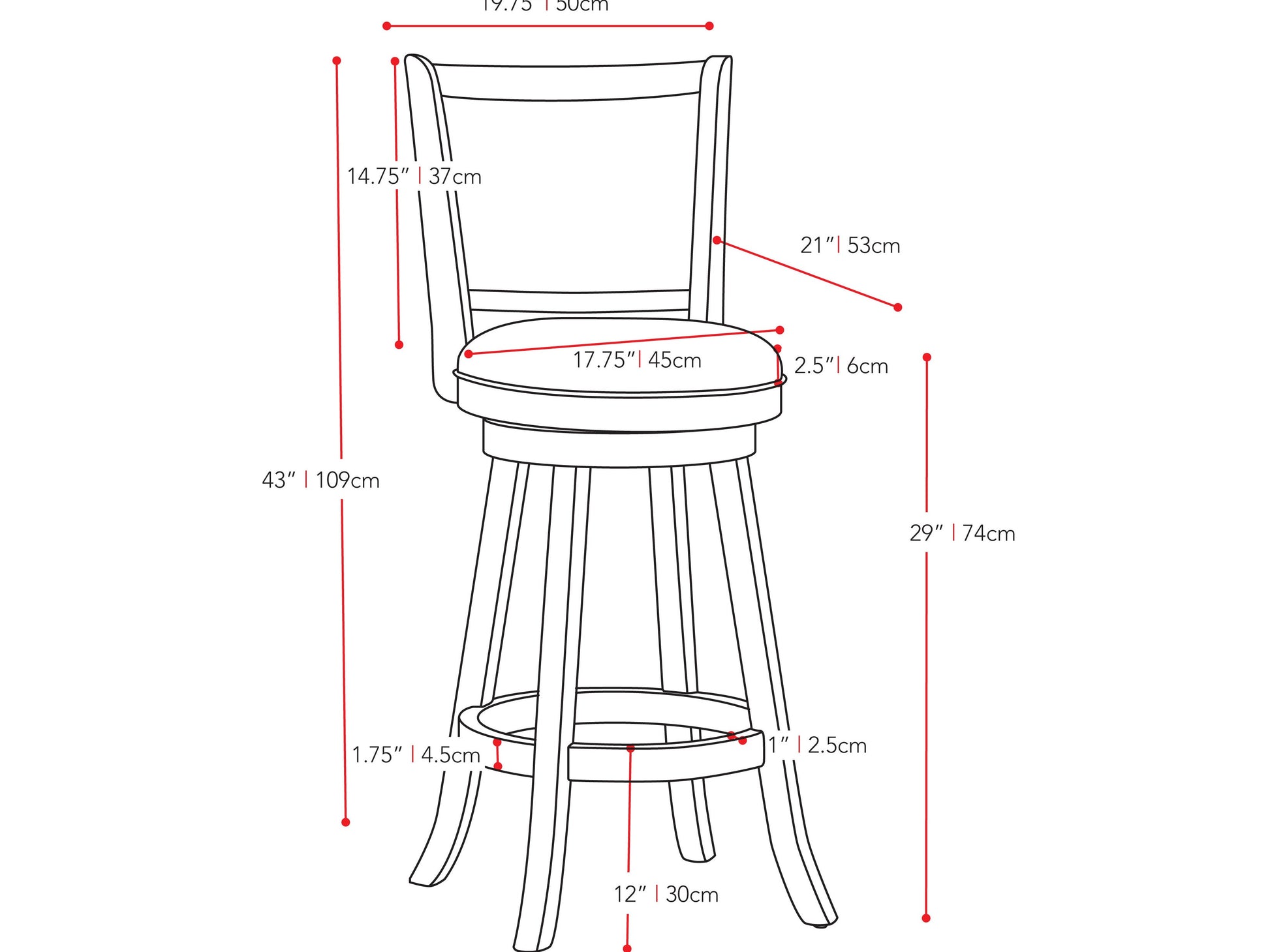 White bar height bar stools set of 2, featuring sleek chrome legs, cushioned seats with white faux leather upholstery, and footrests for added comfort, perfect for modern kitchen or bar settings.