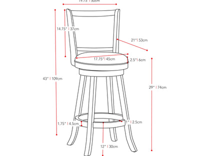 White bar height bar stools set of 2, featuring sleek chrome legs, cushioned seats with white faux leather upholstery, and footrests for added comfort, perfect for modern kitchen or bar settings.