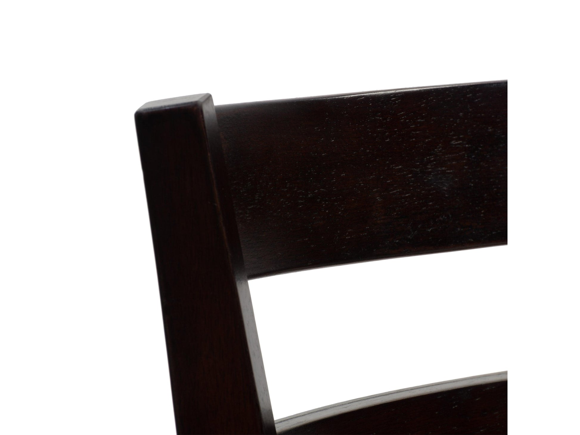 Wood bar stool with natural finish, bar height, featuring a curved backrest, slatted design, and sturdy wooden legs. Ideal for kitchen islands or home bars, blending rustic charm with modern elegance.