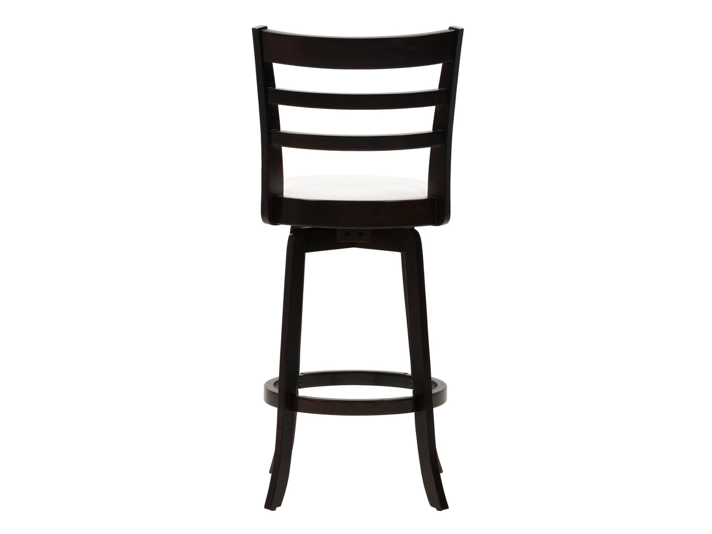 Modern wooden bar stool with a natural oak finish, black metal legs, and a contoured seat for ergonomic comfort, ideal for contemporary kitchen or bar settings.