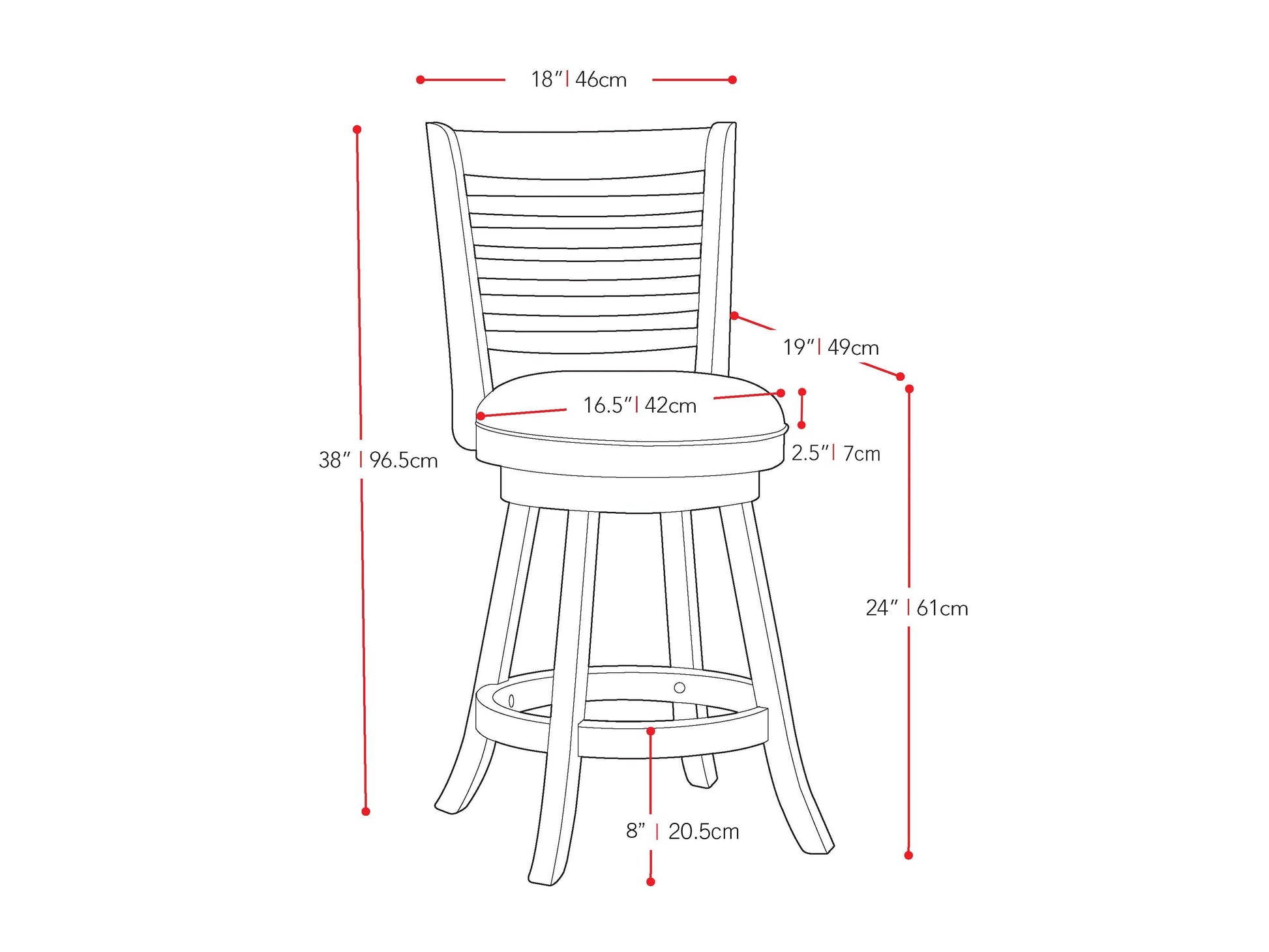 Set of 2 counter height bar stools with sleek black metal frames, cushioned seats in dark grey fabric, and minimalist design perfect for modern kitchens or home bars.
