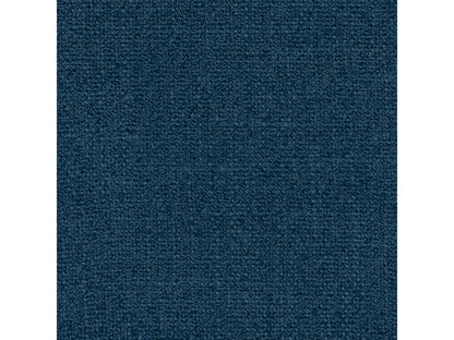 Navy blue upholstered queen bed with tufted headboard, wooden legs, and soft velvet fabric. Elegant design perfect for modern bedrooms.