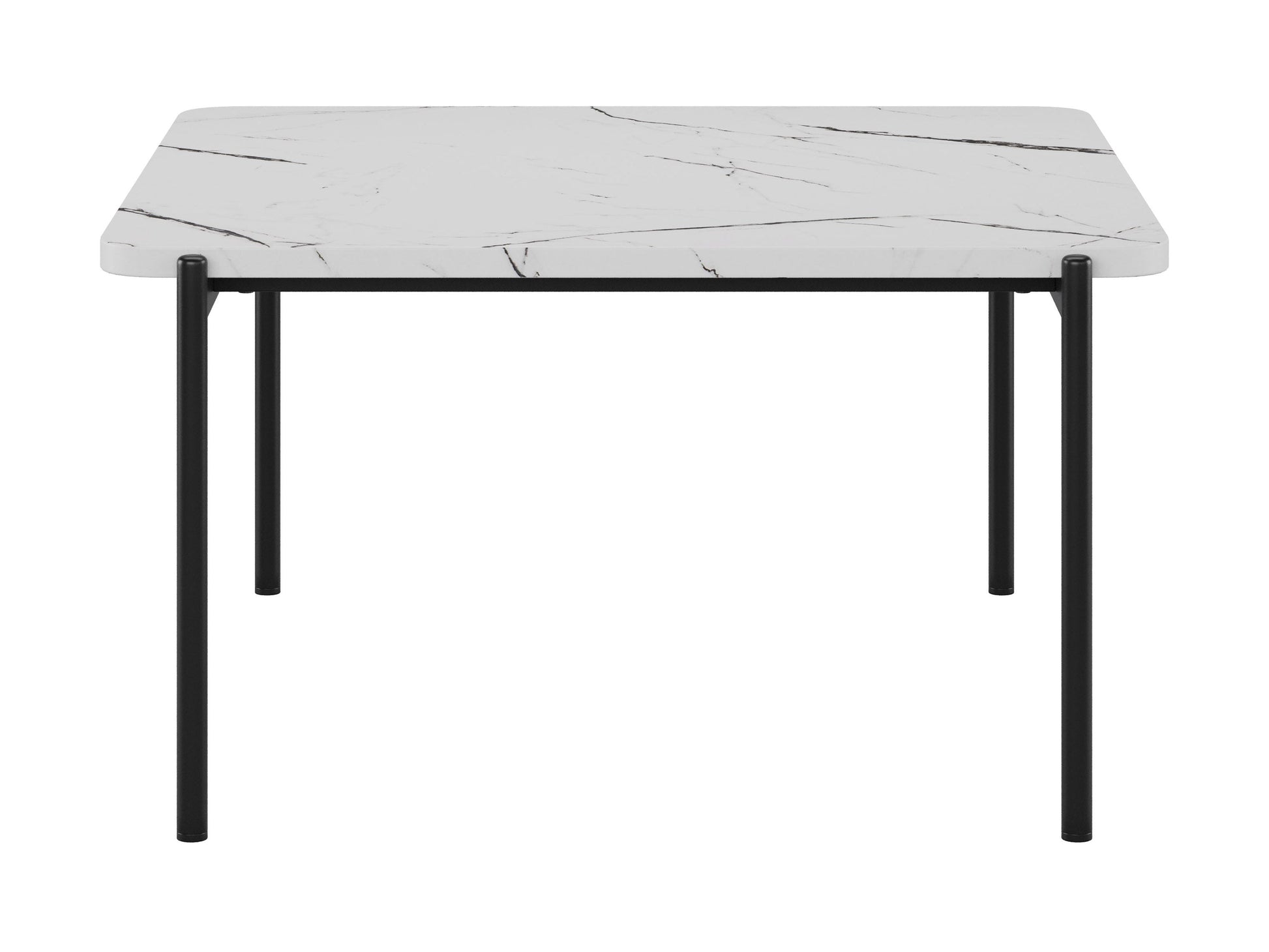 White marble coffee table set with gold metal frame, modern minimalist design, round shape, smooth polished surface, perfect for living room decor, durable and stylish, contemporary furniture piece.