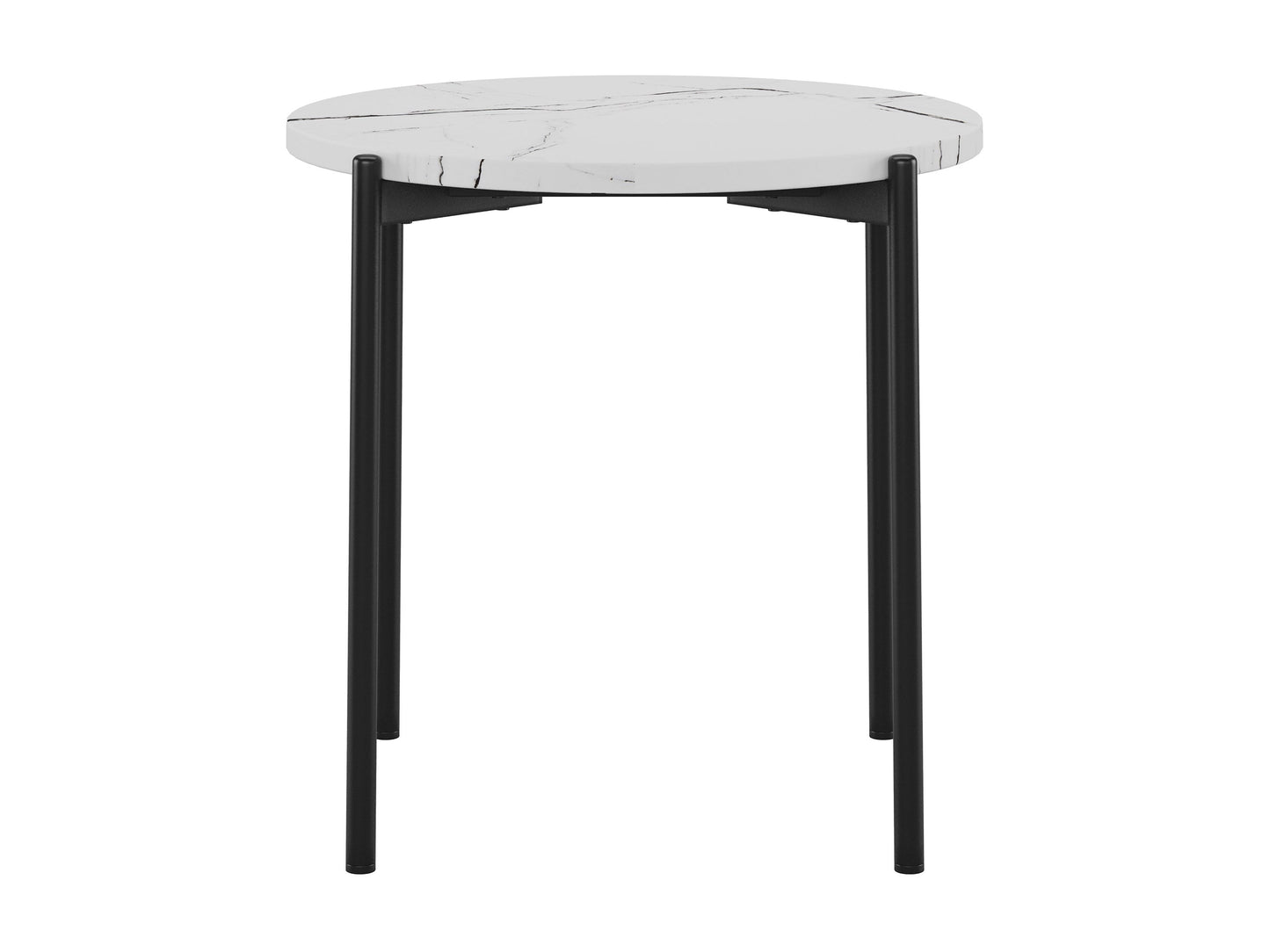 White marble coffee table set with gold metal frame, modern minimalist design, round shape, smooth polished surface, perfect for living room decor, durable and stylish, contemporary furniture piece.