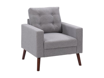 Claridge Grey Tufted Accent Chair