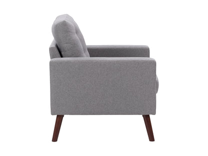 Claridge Grey Tufted Accent Chair
