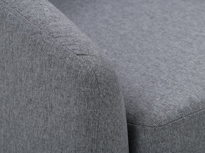 Barrel Chair, Slate Grey