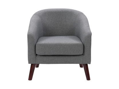 Barrel Chair, Slate Grey