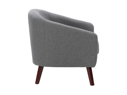 Barrel Chair, Slate Grey