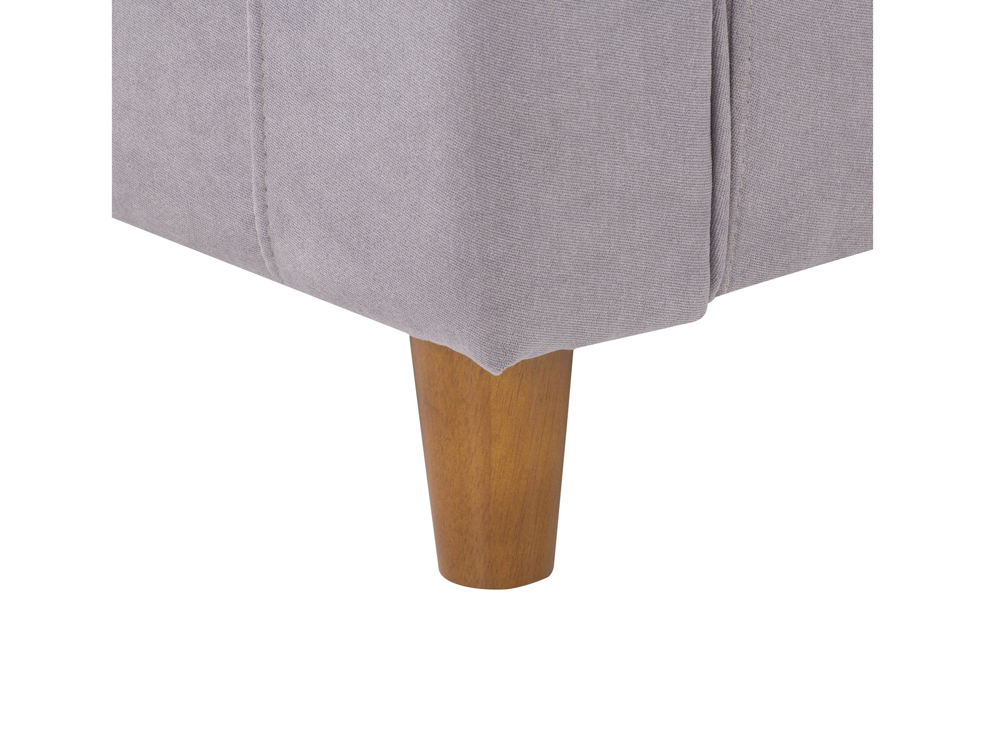 Modern arm chair with beige fabric upholstery, sleek wooden legs, and curved armrests, offering a minimalist design perfect for contemporary living rooms or offices.