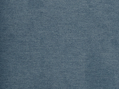 Blue 3-seater sofa with plush cushions, sleek wooden legs, and soft fabric upholstery. Ideal for modern living rooms, providing comfort and style.