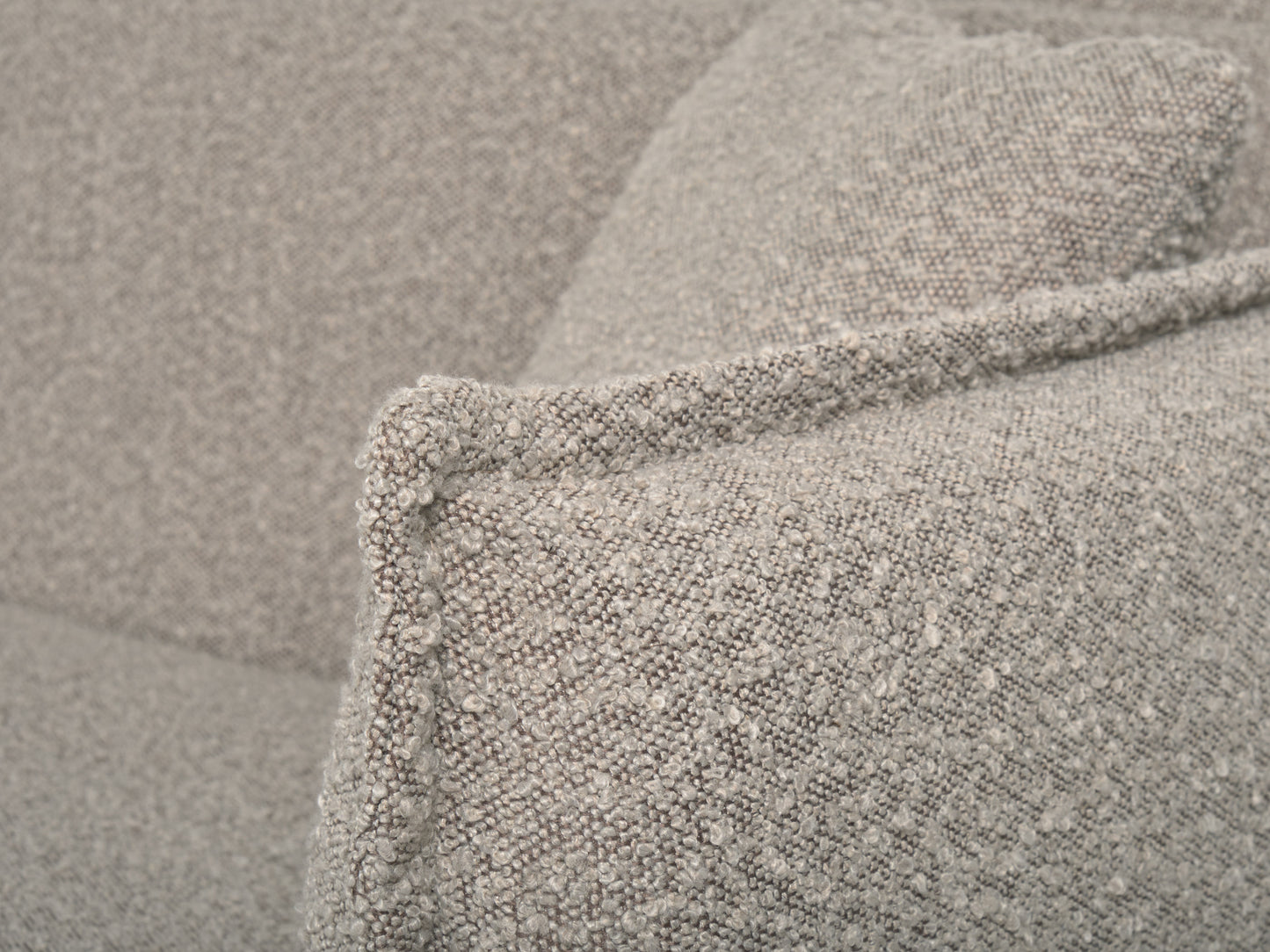 Light Grey Boucle Sofa