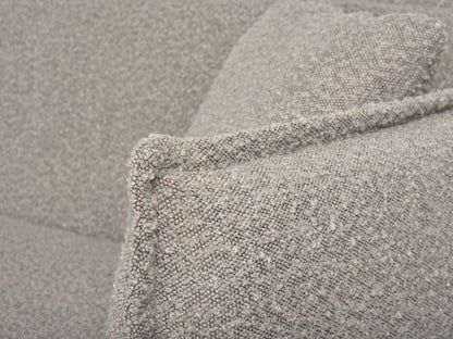Light Grey Boucle Sofa