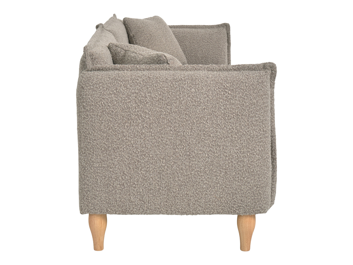Light Grey Boucle Sofa