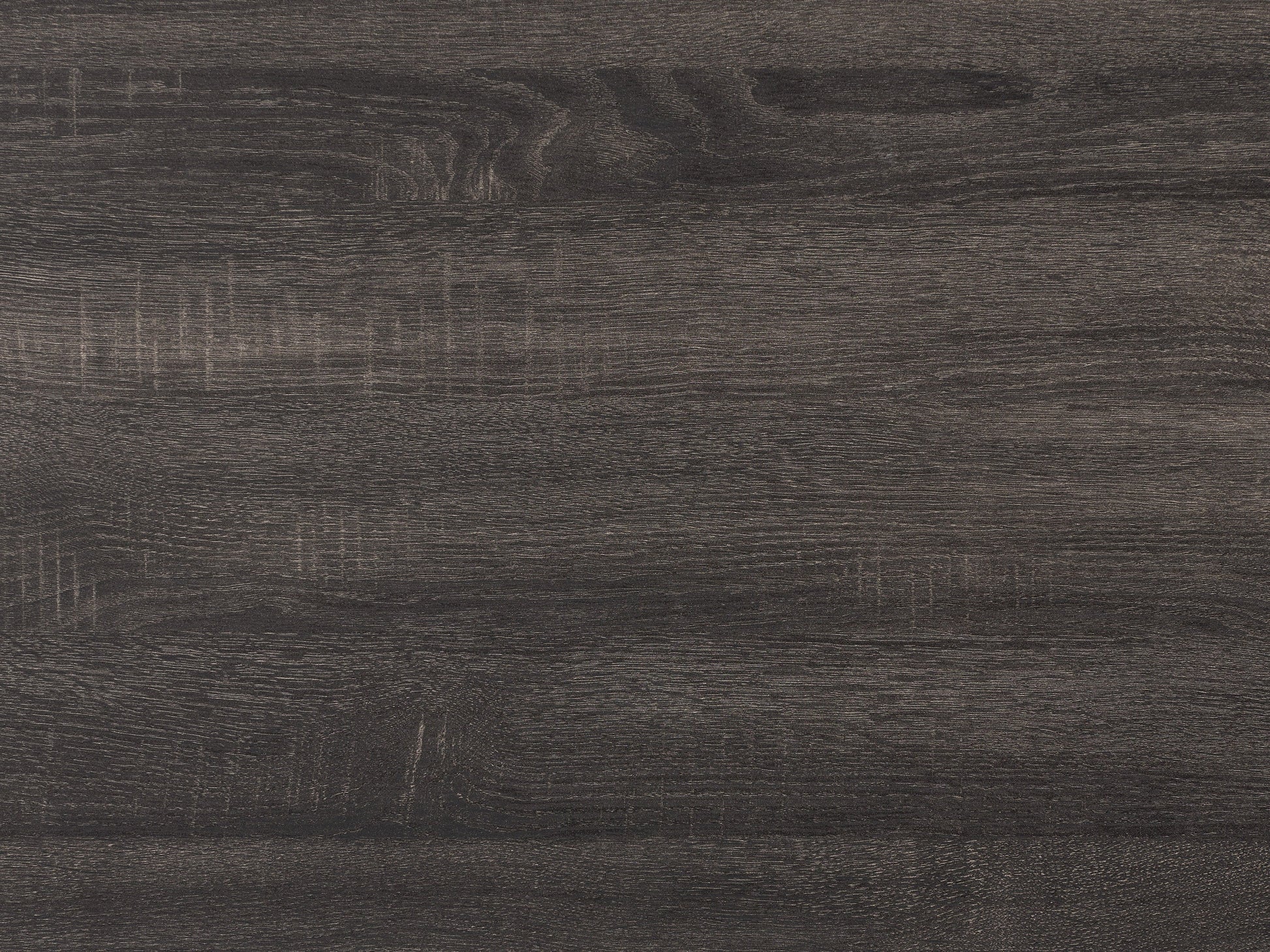 Dark grey rectangle coffee table with storage shelf, featuring a sleek wooden finish and minimalist design. Ideal for modern living rooms, providing ample space for books, decor, and essentials.