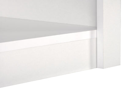 Caldwell Arched Bookcase, White