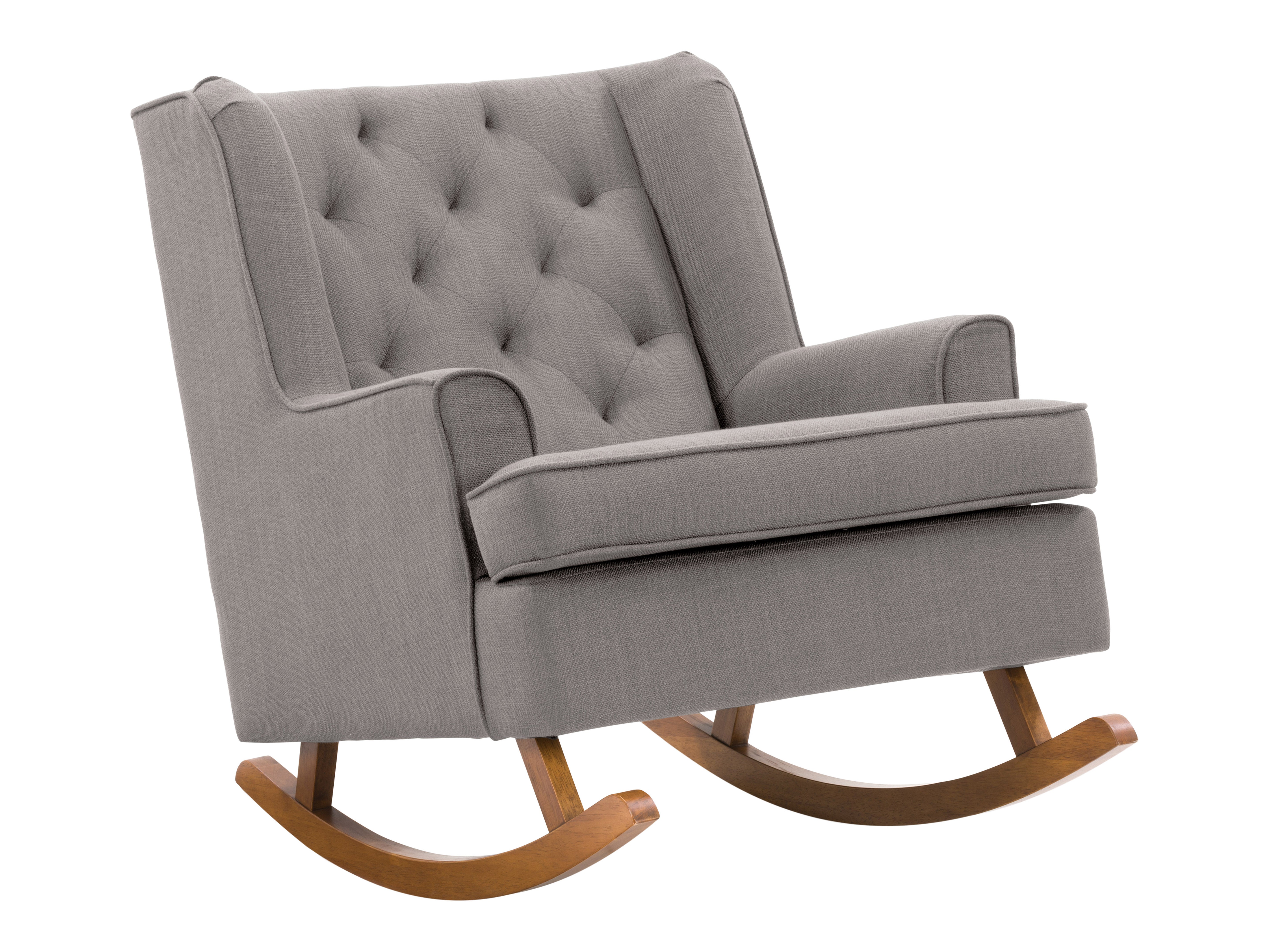 Timeless Light Grey Rocking Chair – CorLiving Furniture Canada