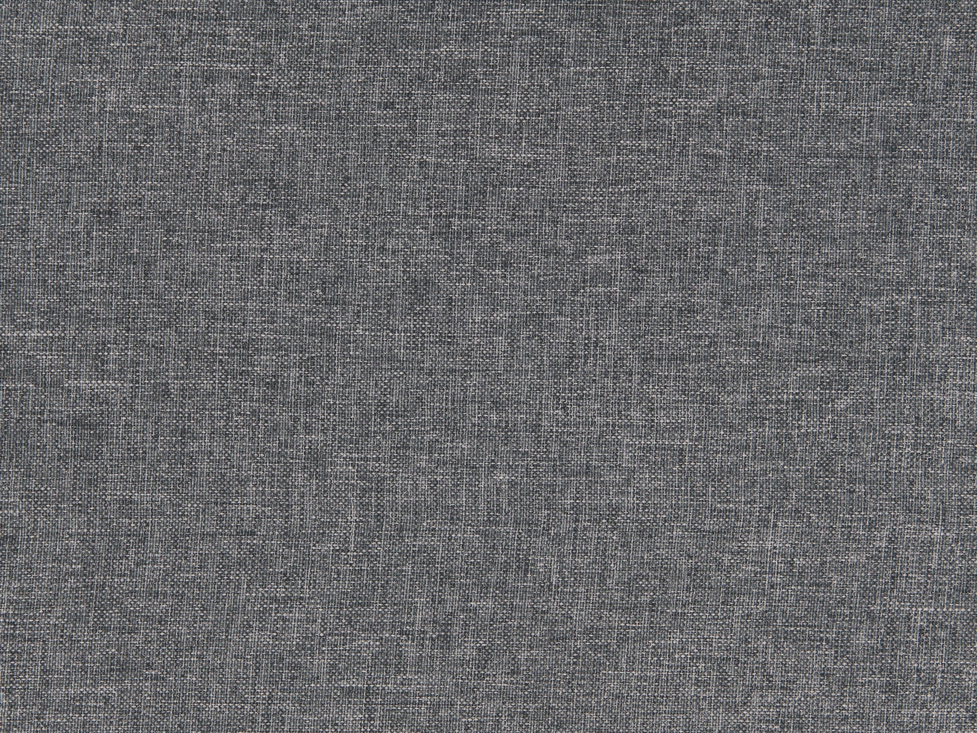 Grey entryway bench with cushioned seat, wooden legs, and storage shelf underneath. Upholstered in soft, textured fabric. Ideal for hallways or mudrooms.