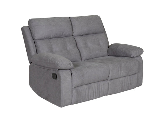 Alt Tag:

"Modern grey 2 seater recliner sofa with plush cushions, smooth fabric upholstery, and dual reclining features for ultimate comfort."