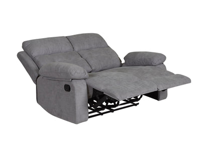 Alt Tag:

"Modern grey 2 seater recliner sofa with plush cushions, smooth fabric upholstery, and dual reclining features for ultimate comfort."