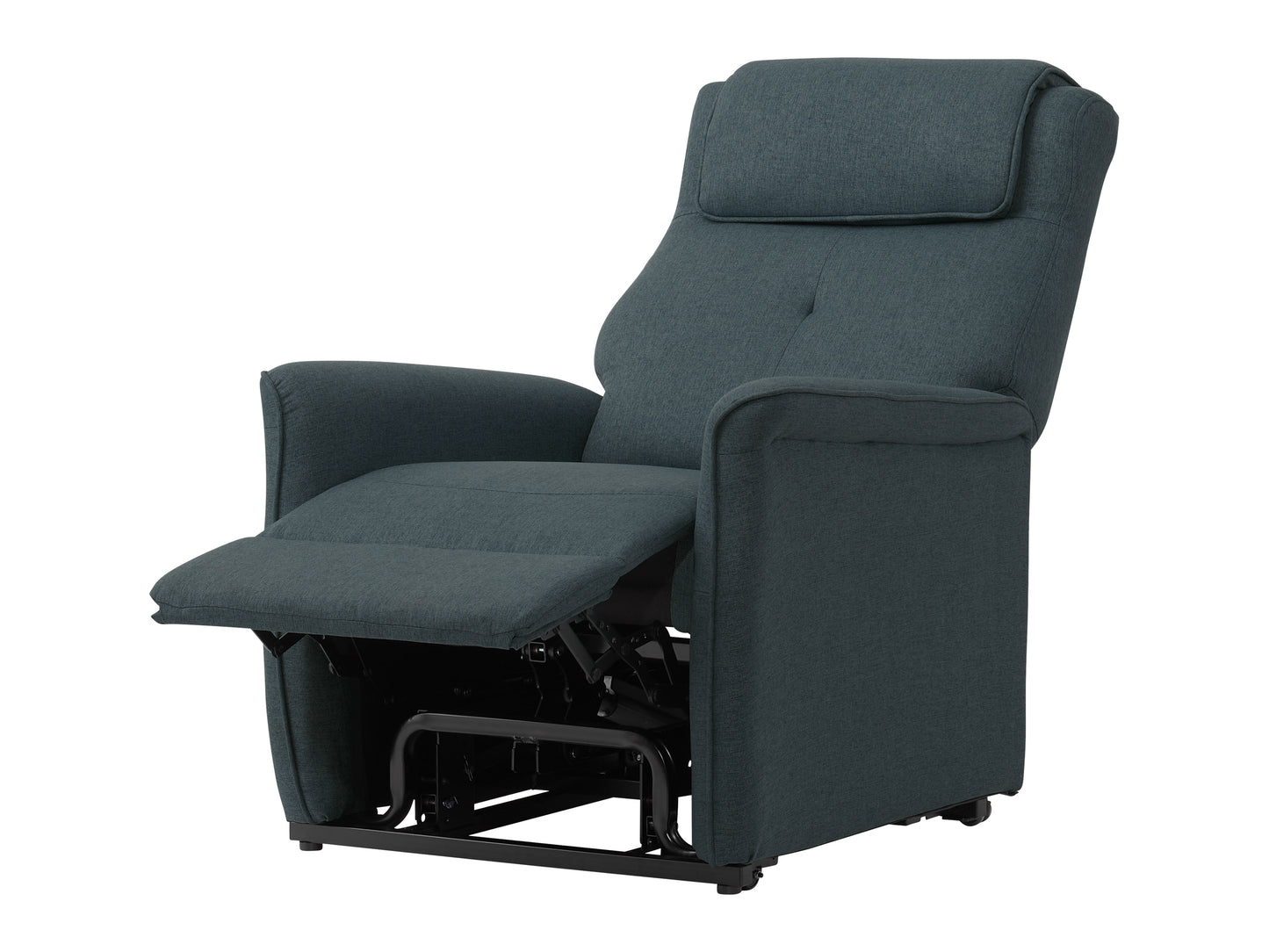 Blue Power Lift Recliner with Remote
