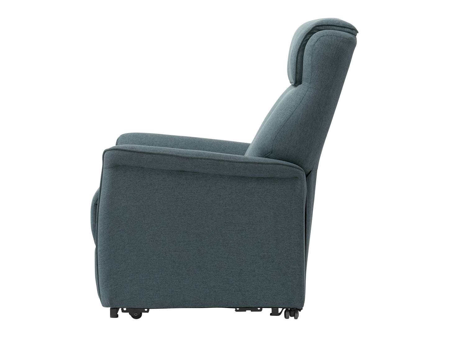 Blue Power Lift Recliner with Remote