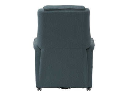 Blue Power Lift Recliner with Remote