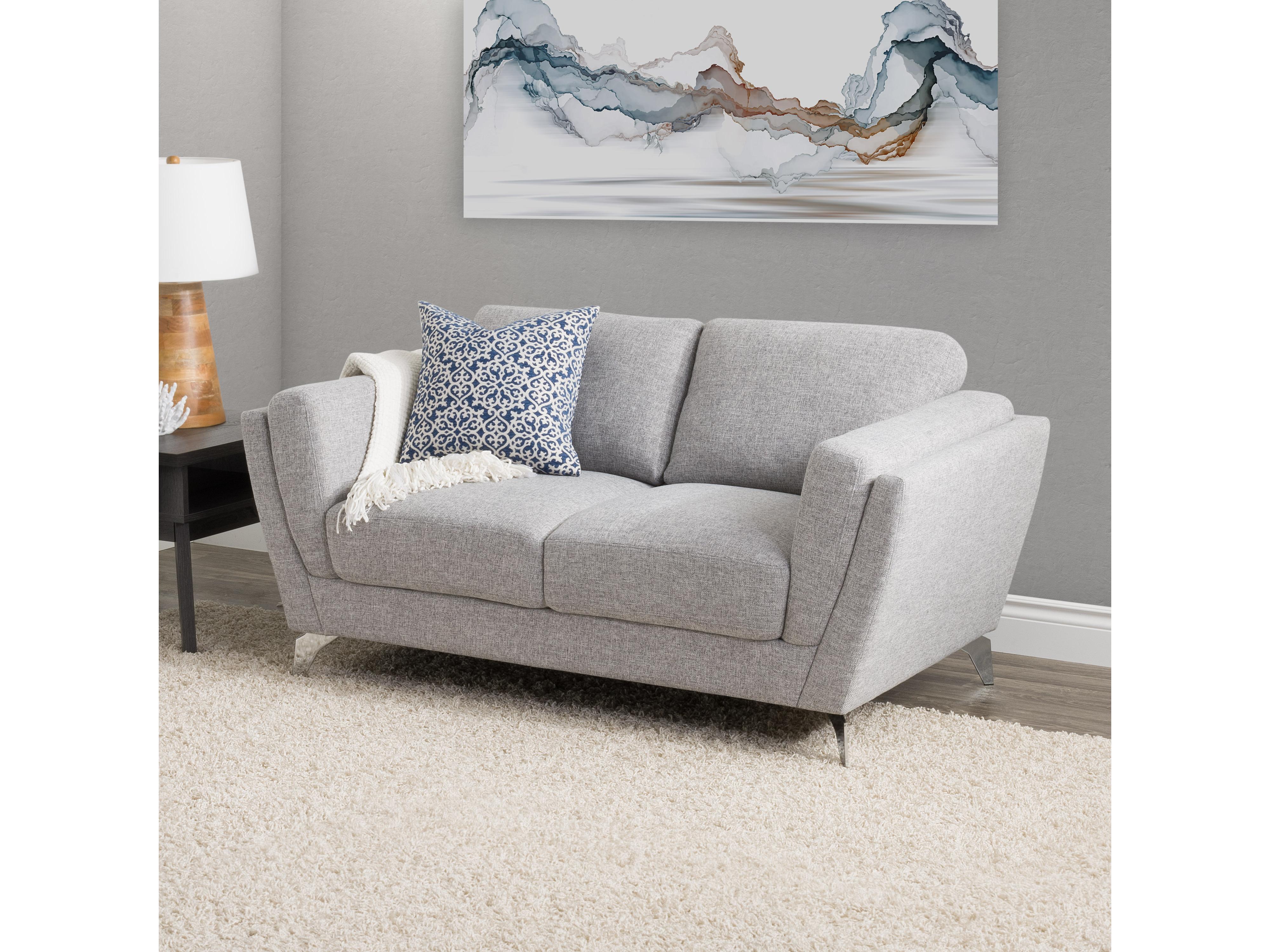 Light gray loveseat discount