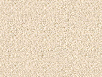 Cream boucle storage ottoman with soft, textured fabric, featuring a lift-top lid for hidden storage, wooden legs in natural finish, and a minimalist design perfect for modern living rooms or bedrooms.