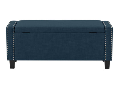 Blue Storage Bench