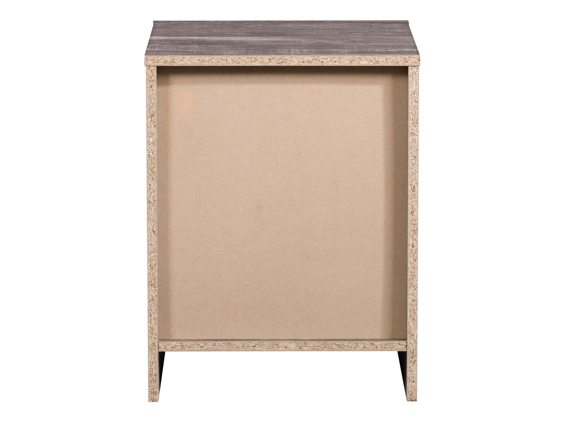 Mid-century modern night stand with two walnut veneer drawers, angled legs, and brass handles; sleek design, warm wood tones, and minimalist aesthetic perfect for contemporary bedrooms.