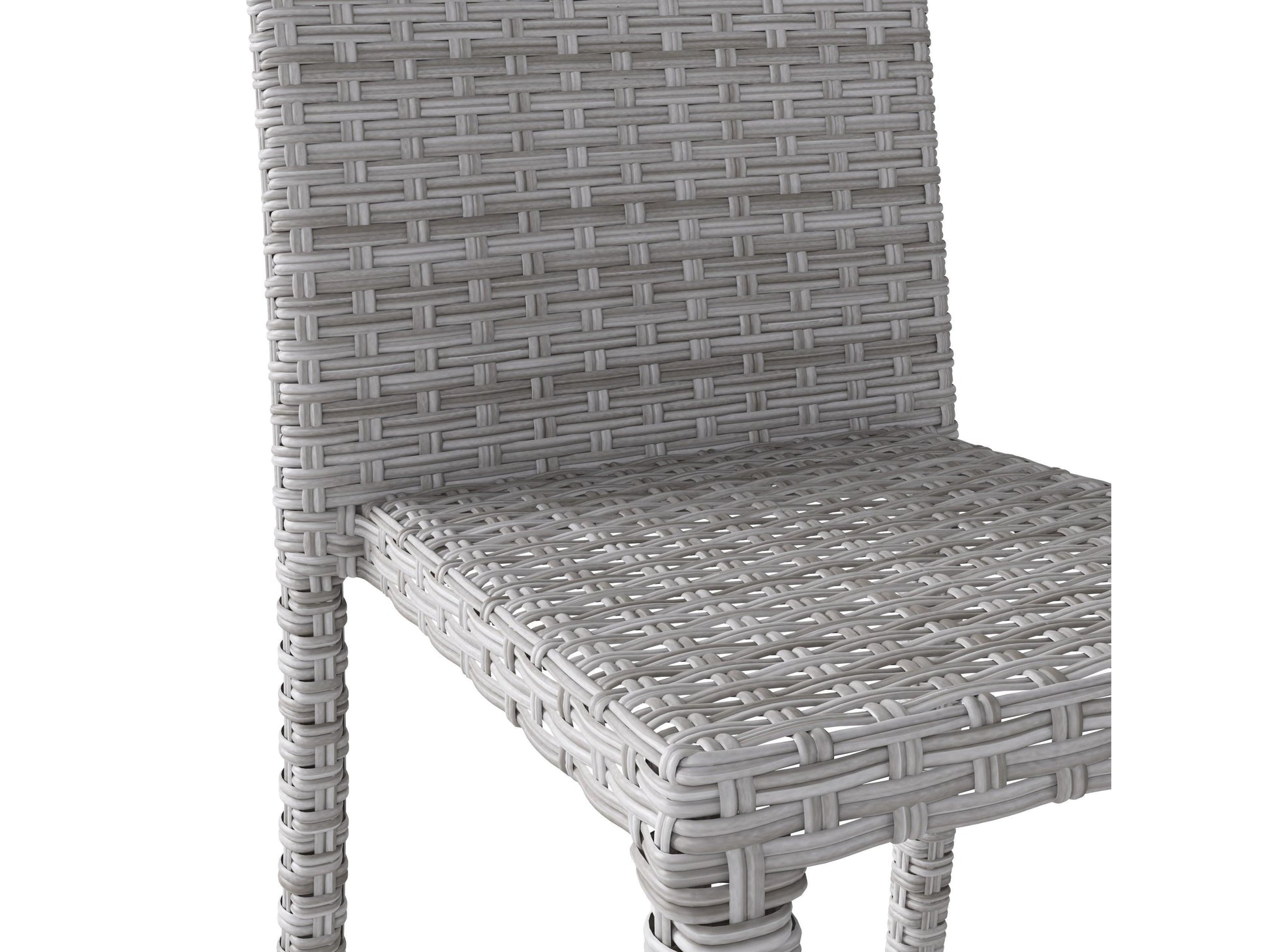 Set of four modern patio dining chairs with sleek black metal frames, light brown wooden seats, and backrests featuring a slatted design, perfect for outdoor dining and entertaining.