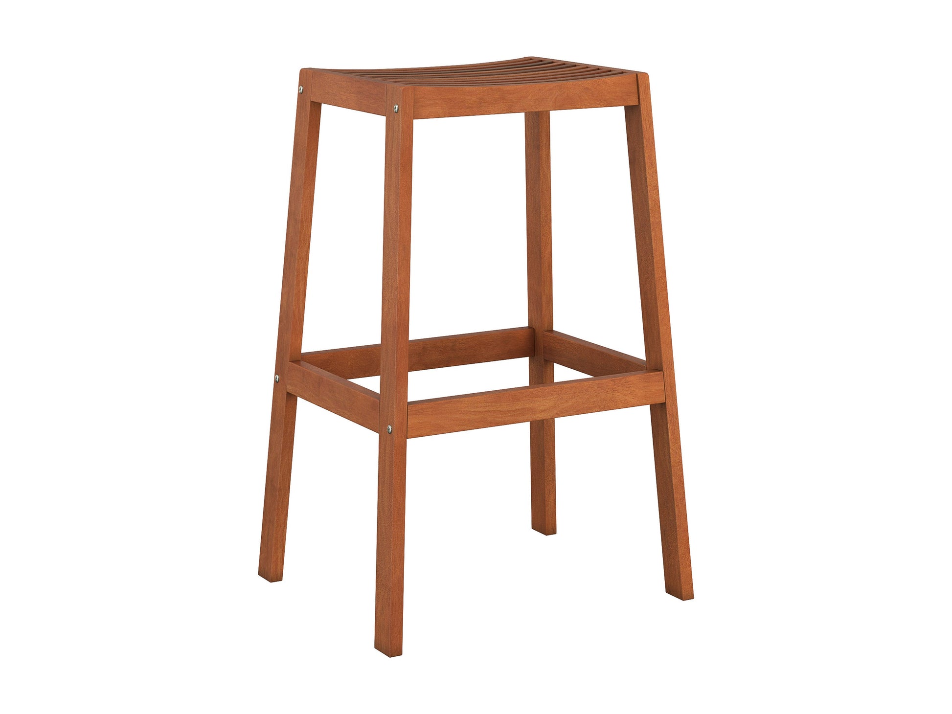 Alt Text: Brown 5-piece patio bar set with a wooden high-top table and four matching stools, featuring sleek metal frames and comfortable cushioned seats, perfect for outdoor dining and entertaining.