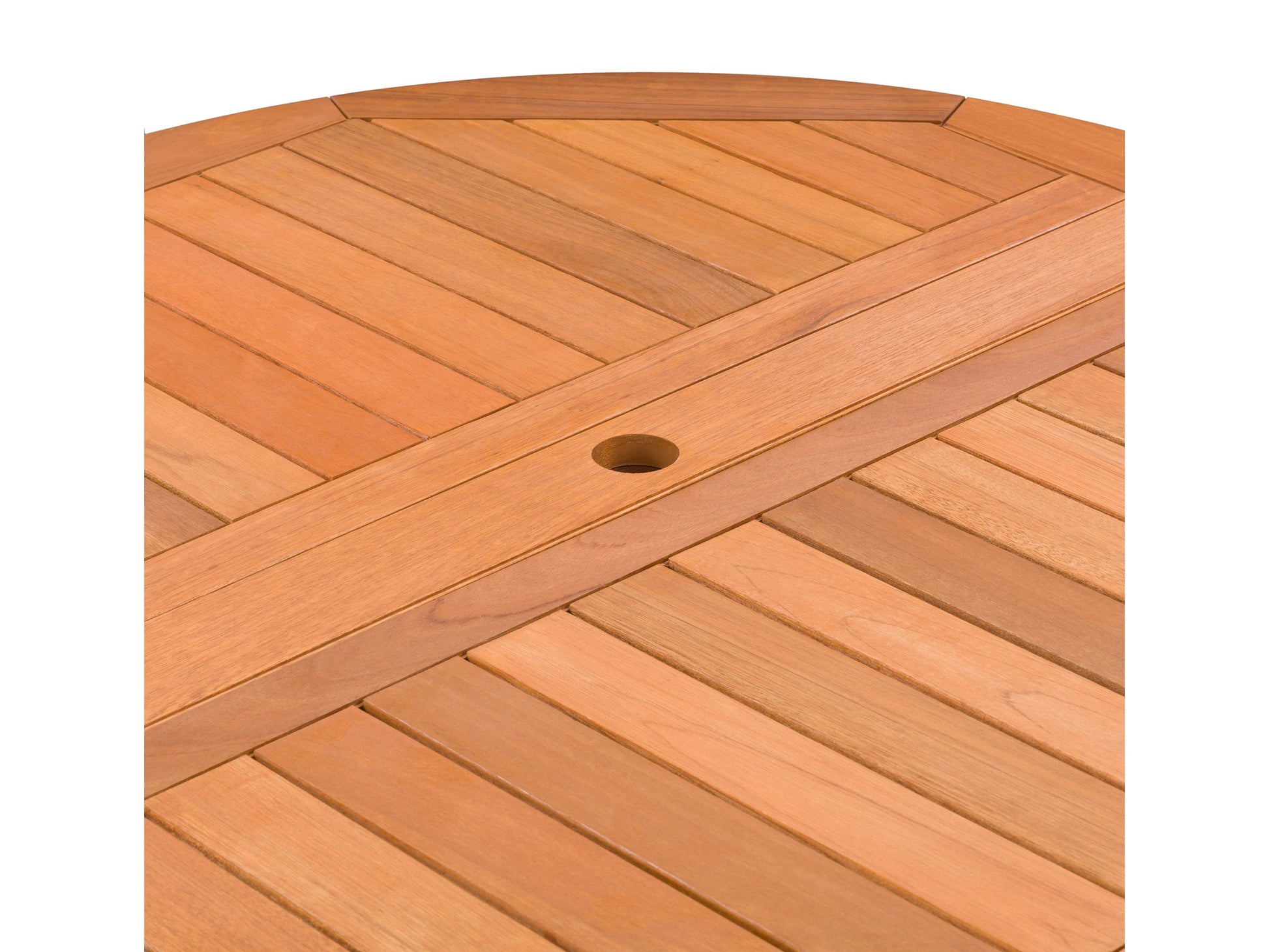 Brown wooden outdoor drop leaf patio table with foldable sides, sturdy legs, and a smooth finish, ideal for small spaces and versatile outdoor dining.