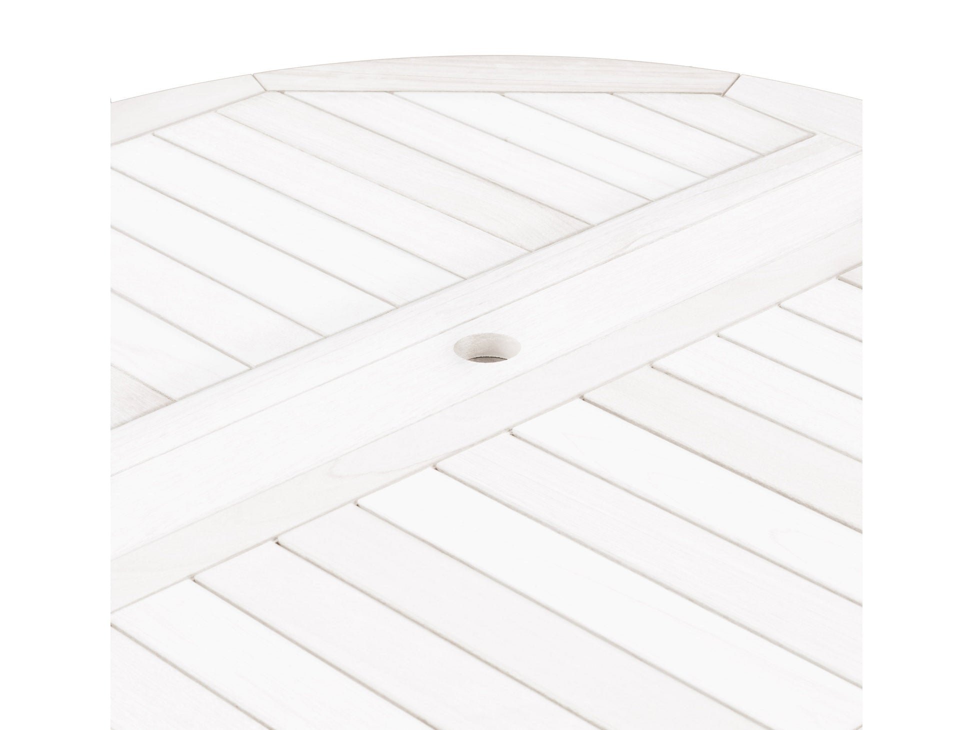 Washed white outdoor drop leaf patio table with foldable sides, crafted from durable wood, featuring a weather-resistant finish and a compact design perfect for small spaces or balconies.