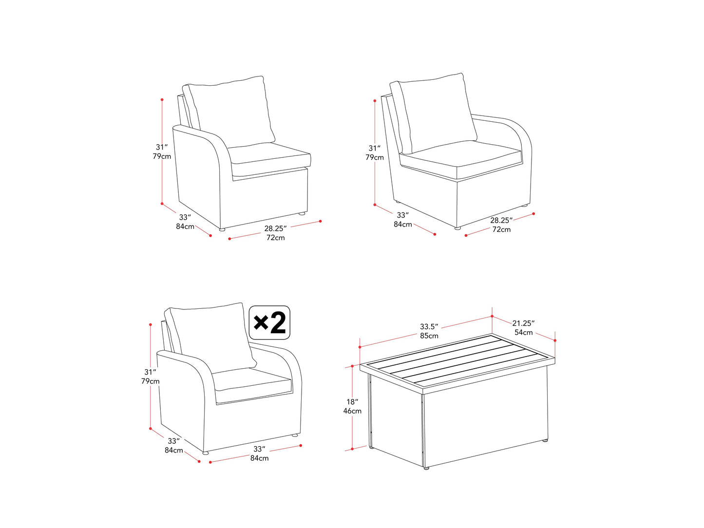Grey outdoor loveseat set with cushions, featuring a modern design, durable wicker frame, and tempered glass coffee table, perfect for patio or garden lounging. Includes two chairs, loveseat, and side table.