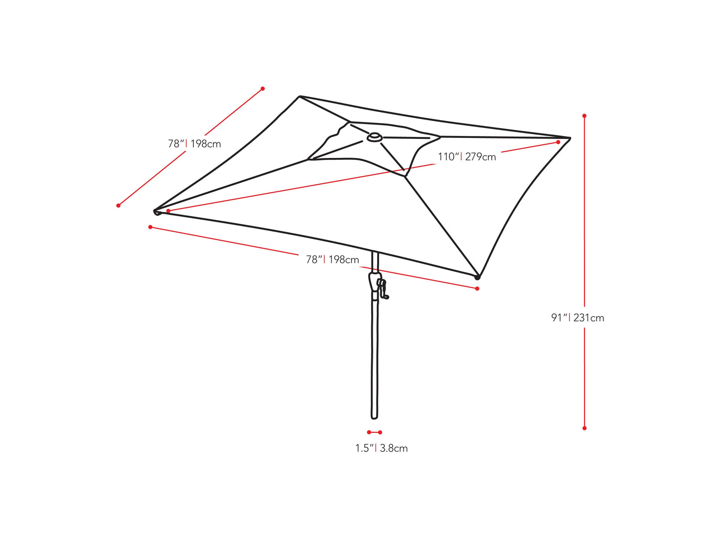 Lime green 9ft square patio umbrella with tilting feature, sturdy aluminum frame, and weather-resistant fabric, perfect for outdoor shade and garden decor.