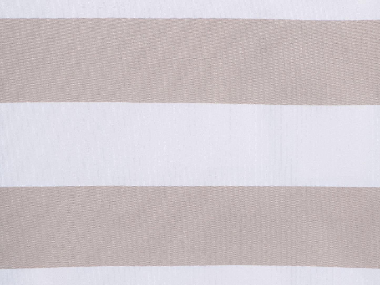 10ft taupe and white striped offset umbrella with sturdy aluminum frame, crank lift system, and UV-resistant polyester canopy perfect for patio or garden shade.