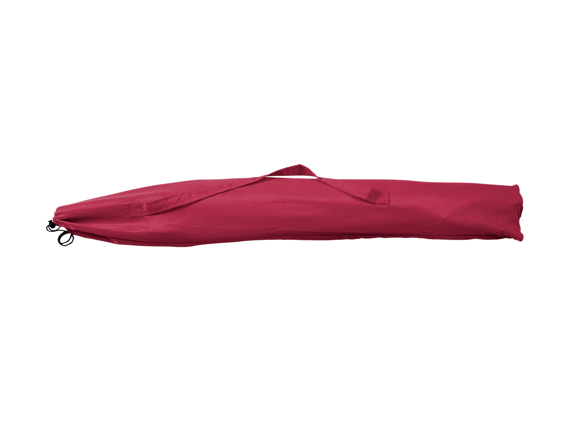 Wine red 7.5ft beach umbrella with sturdy aluminum pole, UV-resistant fabric, and tilt mechanism for adjustable shade. Perfect for beach outings, providing ample sun protection and stylish outdoor decor.