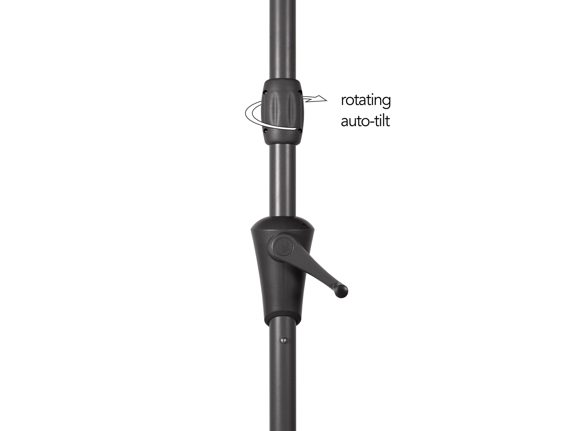 Orange 10ft wind-resistant patio umbrella with sturdy aluminum pole, adjustable tilt feature, and UV-resistant canopy. Ideal for outdoor spaces, providing ample shade and protection from the elements.
