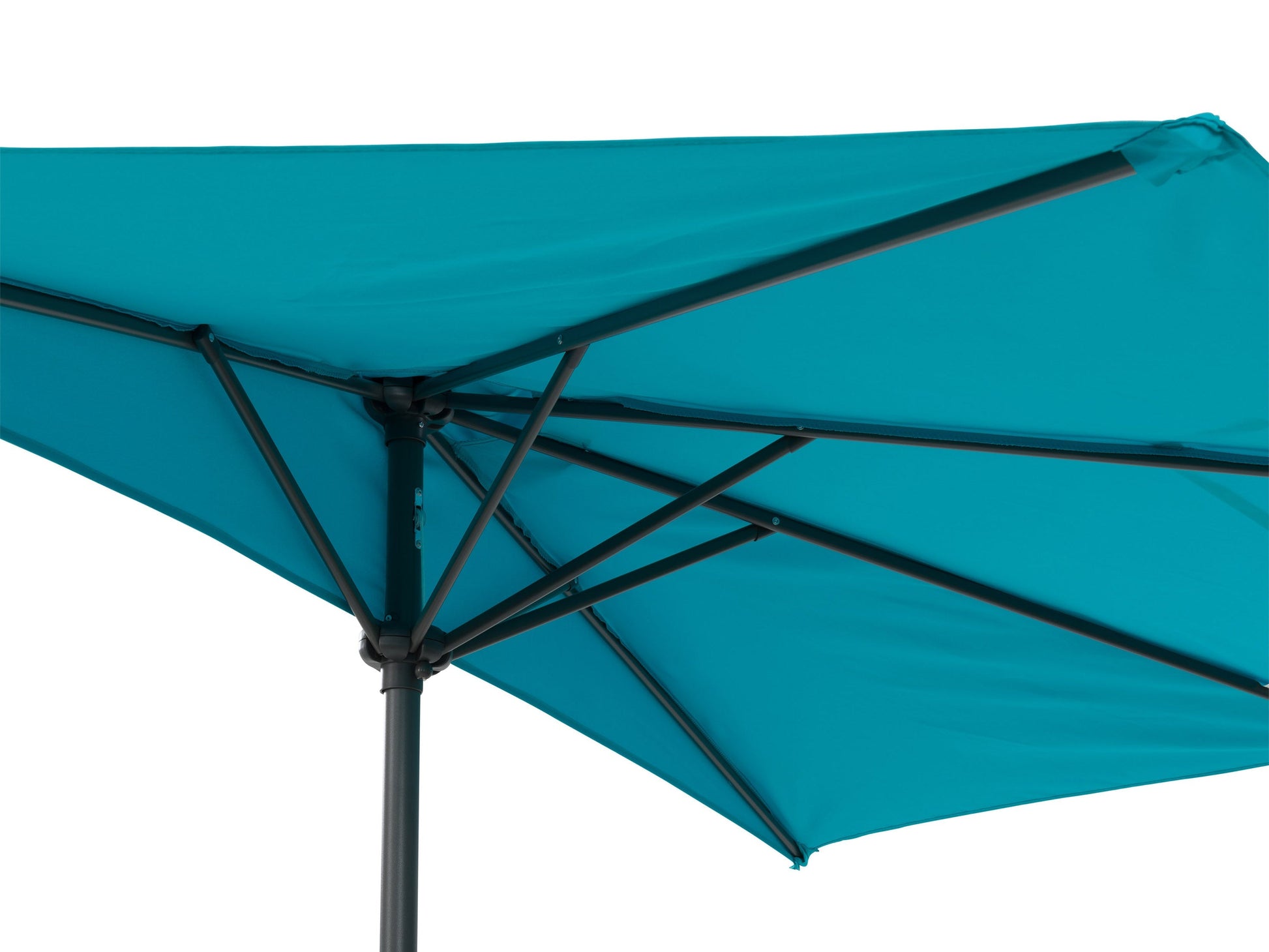 half patio umbrella turquoise teal Half Umbrella