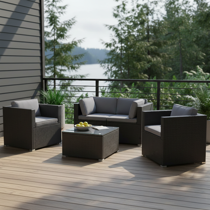 Outdoor Sofa Set, 5pc - FINAL SALE ITEM